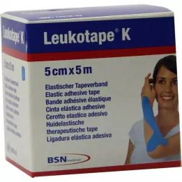LEUKOTAPE K 5 cm světle modrá, 1 ks
