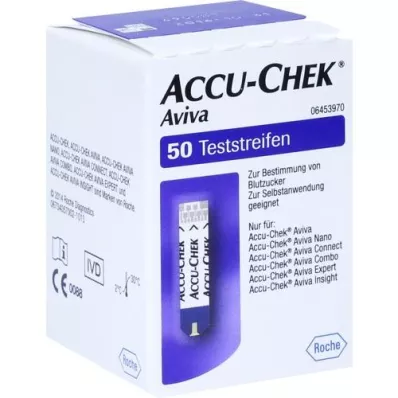 ACCU-CHEK Testovací proužky Aviva Plasma II, 1X50 St