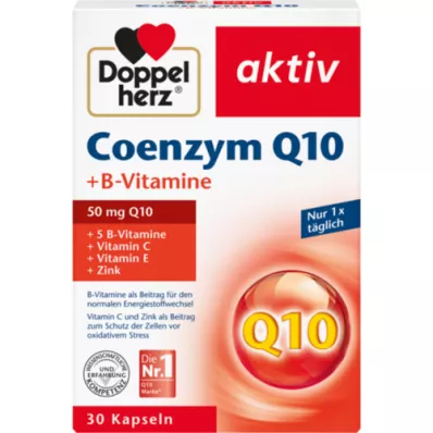 DOPPELHERZ Koenzym Q10+B Vitamíny Kapsle, 30 kapslí