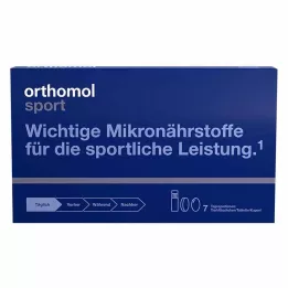 ORTHOMOL Kombinace sportovní lahvičky/tablety/kapsle, 7 ks