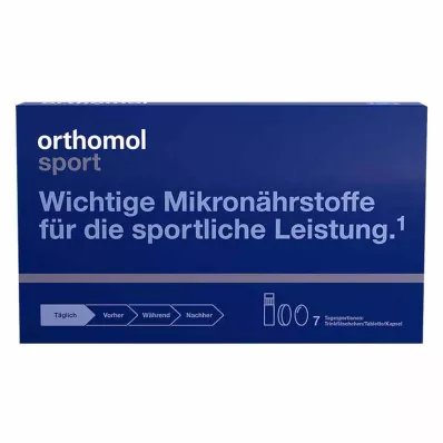 ORTHOMOL Kombinace sportovní lahvičky/tablety/kapsle, 7 ks