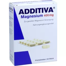 ADDITIVA Hořčík 400 mg potahované tablety, 60 ks