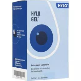 HYLO-GEL Oční kapky, 2X10 ml