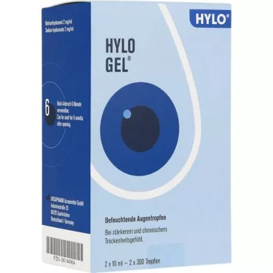 HYLO-GEL Oční kapky, 2X10 ml