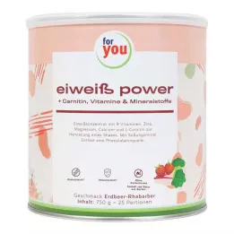 FOR YOU protein power jahodový prášek, 750 g