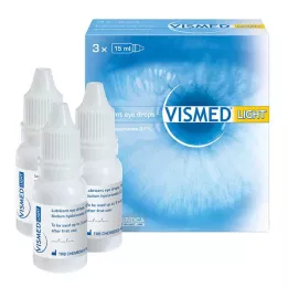 VISMED lehké oční kapky, 3x15 ml