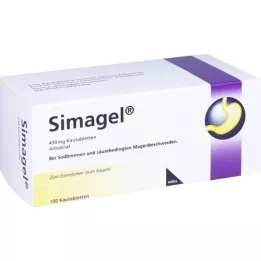 SIMAGEL Žvýkací tablety, 100 ks