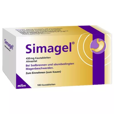 Simagel žvýkací tablety, 100 ks