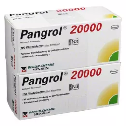 PANGROL 20 000 entericky potahovaných tablet, 200 ks