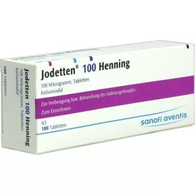 JODETTEN 100 tablet Henning, 100 ks