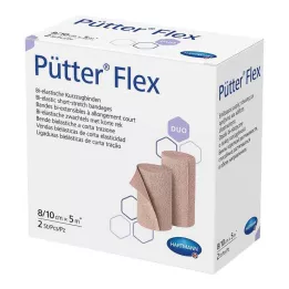 PÜTTER Flex Duo Bandage 8/10 cmx5 m, 2 ks