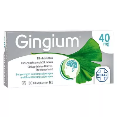 Gingium 40 mg potahované tablety, 30 ks