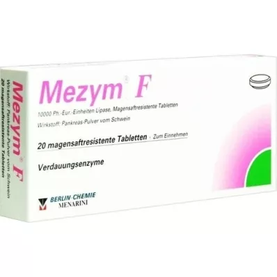 MEZYM F enterální potahované tablety, 20 ks