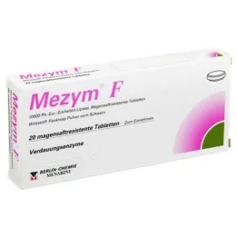 MEZYM F enterální potahované tablety, 20 ks