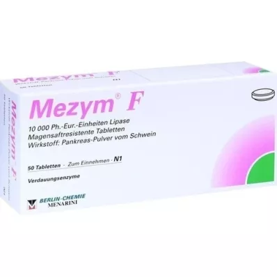 MEZYM F enterální potahované tablety, 50 ks