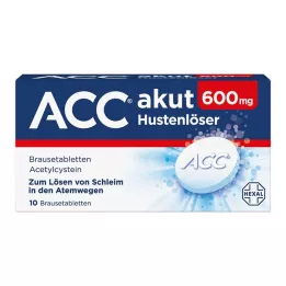 ACC akutní 600 šumivých tablet, 10 ks