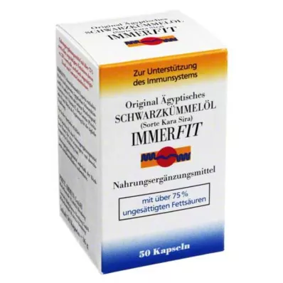SCHWARZKÜMMELÖL Immerfit kapsle, 50 kapslí