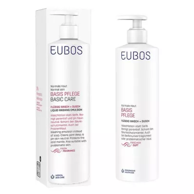EUBOS FLÜSSIG červená svěží vůně s dávkovačem, 400 ml