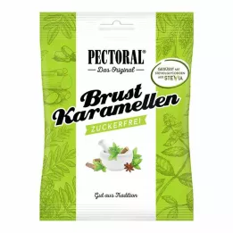 PECTORAL Prsní karamely sáček bez cukru, 60 g