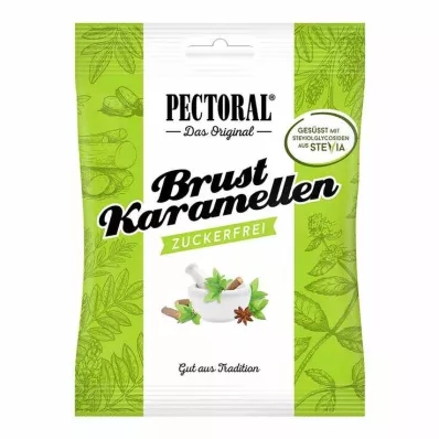 PECTORAL Prsní karamely sáček bez cukru, 60 g