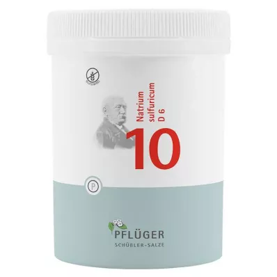 Biochemie Pflueger 10 Natrum sulfuricum D 6 tablet, 1000 ks Biochemie Pflueger 10 Natrum sulfuricum D 6 tablet, 1000 ks
