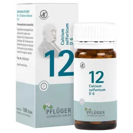 BIOCHEMIE Omítka pro oráče 12 Calcium sulphuricum D 6 tbl, 100 ks