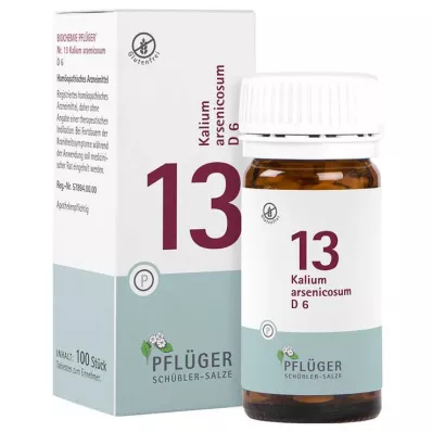 Biochemistry Pflueger 13 Draslík arsen.D 6 tablet, 100 ks