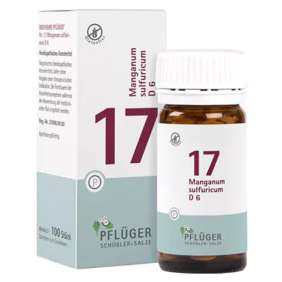 Biochemie Pflueger 17 Manganum sulfuricum D 6 tablet, 100 ks