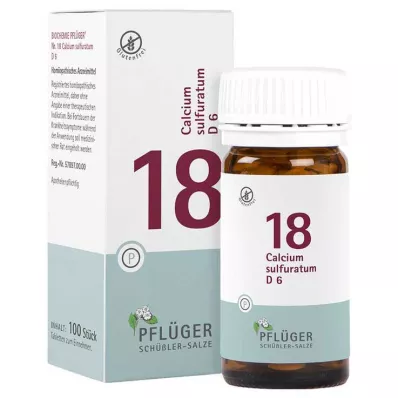 Biochemie Pflueger 18 Calcium sulfuratum D 6 tablet, 100 ks
