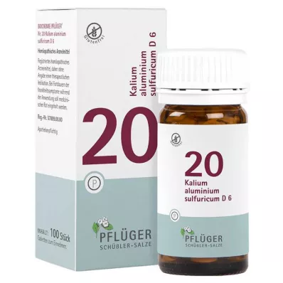Biochemistry Pflueger 20 Potassium aluminium sulfuricum D 6 tablet, 100 ks