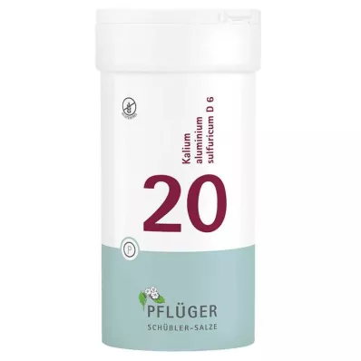 Biochemistry Pflueger 20 Potassium aluminium sulfuricum D 6 tablet, 400 ks Biochemistry Pflueger 20 Potassium aluminium sulfuricum D 6 tablet, 400 ks