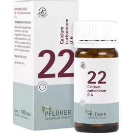 BIOCHEMIE Pluhová sádra 22 Calcium carbonicum D 6 tbl, 100 ks