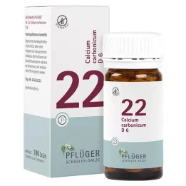 BIOCHEMIE Pluhová sádra 22 Calcium carbonicum D 6 tbl, 100 ks