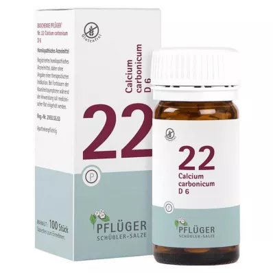 Biochemie Pflueger 22 Calcium carbonicum D 6 tablet, 100 ks