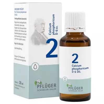 Biochemie Pflüger 2 Calcium phosphoricum D 6 kapek, 30 ml