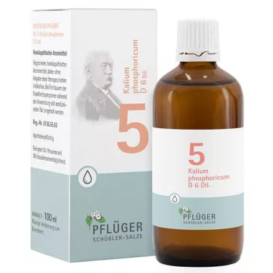 BIOCHEMIE Pluhová sádra 5 Kalium phosphoricum D 6 kapek, 100 ml
