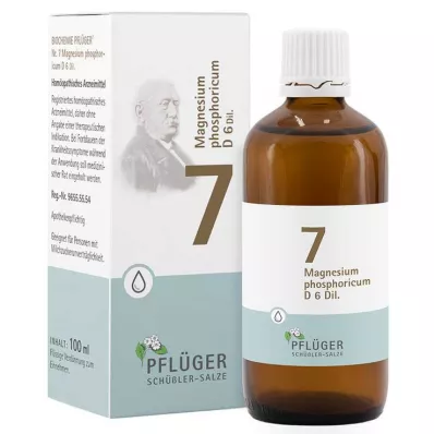 Biochemie Pflueger 7 Magnesium phosphoricum D 6 kapek, 100 ml
