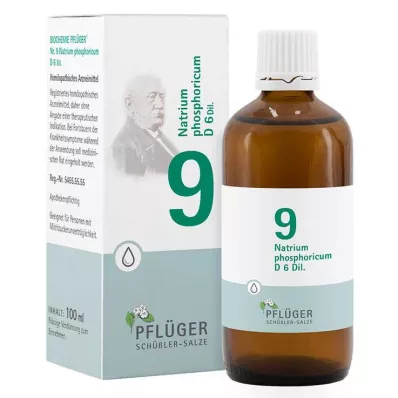 Biochemie Pflueger 9 Natrum phosphoricum D 6 kapek, 100 ml