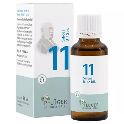 BIOCHEMIE Ploughmans 11 Silicea D 12 kapek, 30 ml