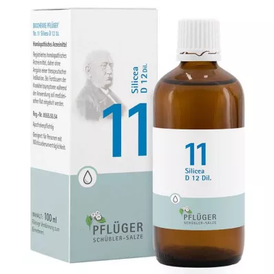 BIOCHEMIE Ploughmans 11 Silicea D 12 kapek, 100 ml
