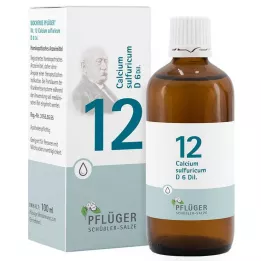 BIOCHEMIE Pluhový lék 12 Calcium sulphuricum D 6 kapky, 100 ml