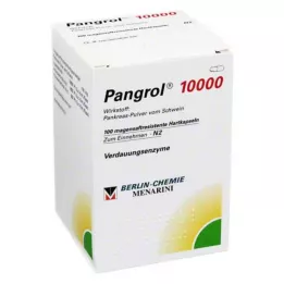 PANGROL 10 000 tvrdých uzávěrů s enterickým potahem, 100 ks