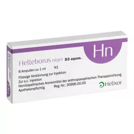 HELLEBORUS NIGER D 3 aquos.ampule, 8 ks