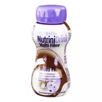 NUTRINIDRINK MultiFibre s příchutí čokolády, 200 ml