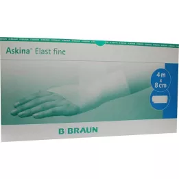 ASKINA Elast Fine Bandage 8 cmx4 m volně ložené, 100 ks