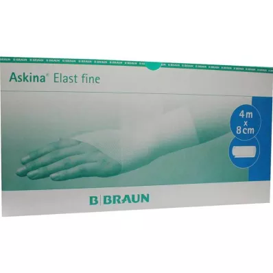 ASKINA Elast Fine Bandage 8 cmx4 m volně ložené, 100 ks