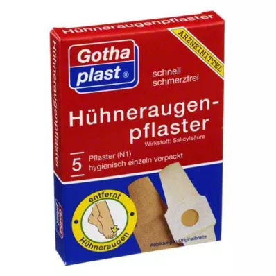 GOTHAPLAST Kukuřičná sádra Cornmed 2x6 cm, 5 ks
