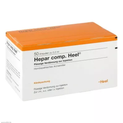 HEPAR COMP.Podpatkové ampule, 50 ks