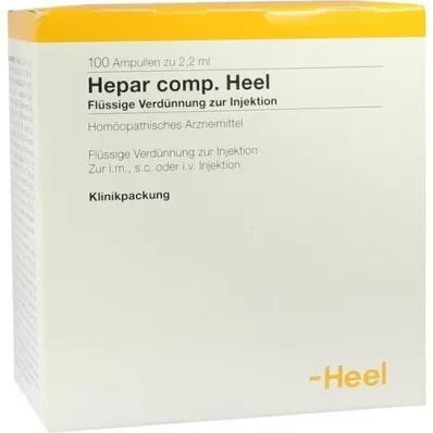 HEPAR COMP.Podpatkové ampule, 100 ks