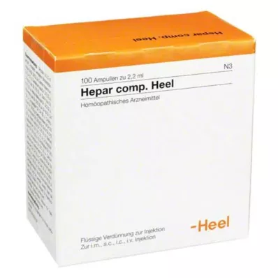 HEPAR COMP.Podpatkové ampule, 100 ks